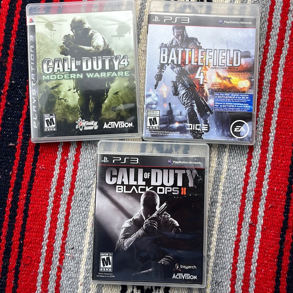 Bundle of 3 PS3 Games | Shooter/ War Gaming Bundle
